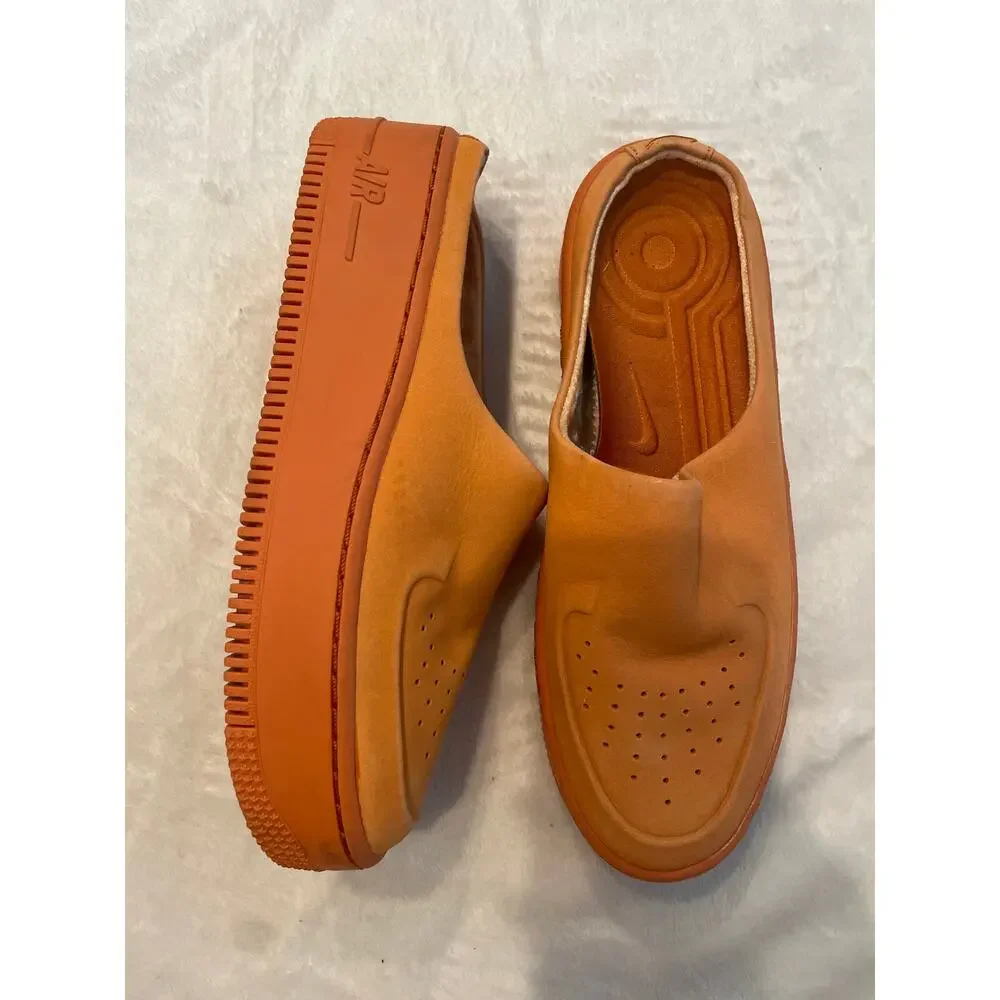 NIKE Air Force 1 “Lover” Sneakers US 6 Cinder Orange AO1523-800 Slip On Shoes - Picture 4 of 9